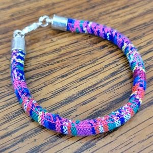 Rainbow Woven Rounded Bracelet